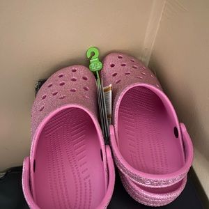 Glitter crocs